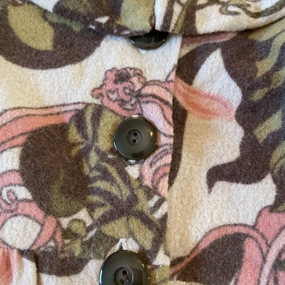 EUC Anthropologie Guinevere Merino Wool Long Sleeve Peplum Cardigan, Size M - Picture 3 of 9